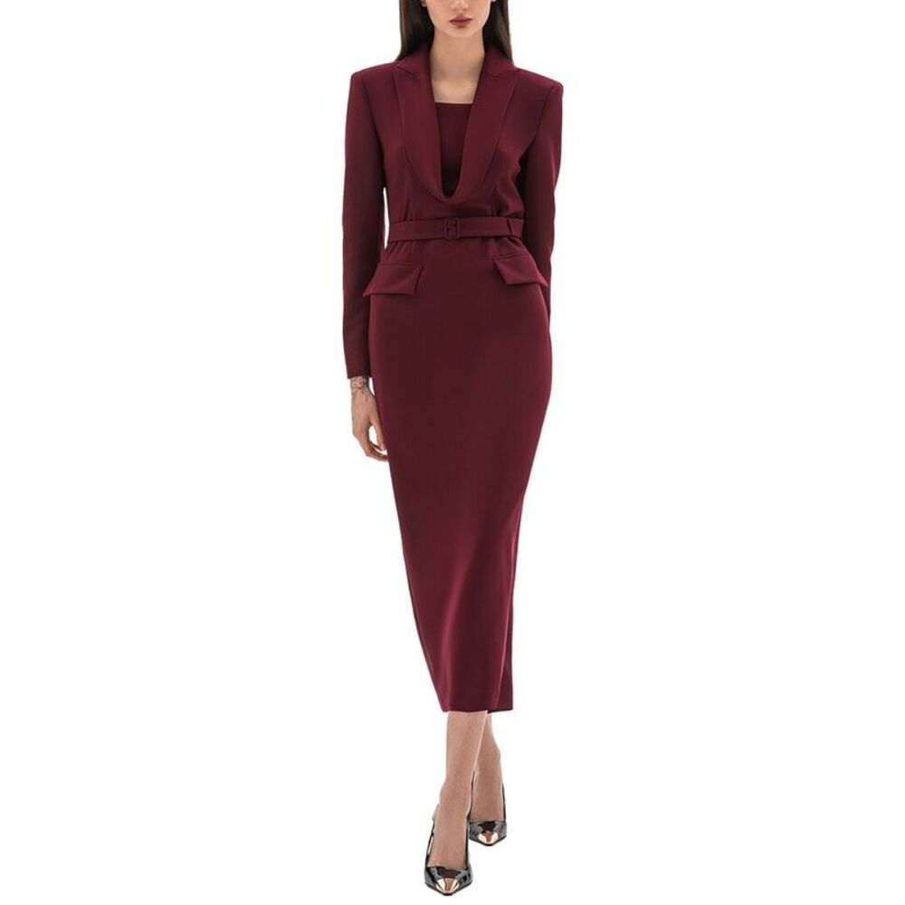Bgl Womens Midi Dress, Red